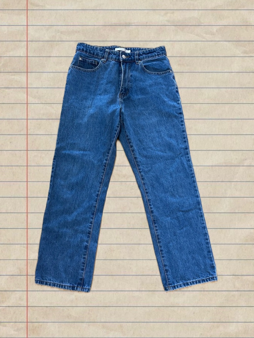 Twik Simons Women's straight leg Jeans in Blue